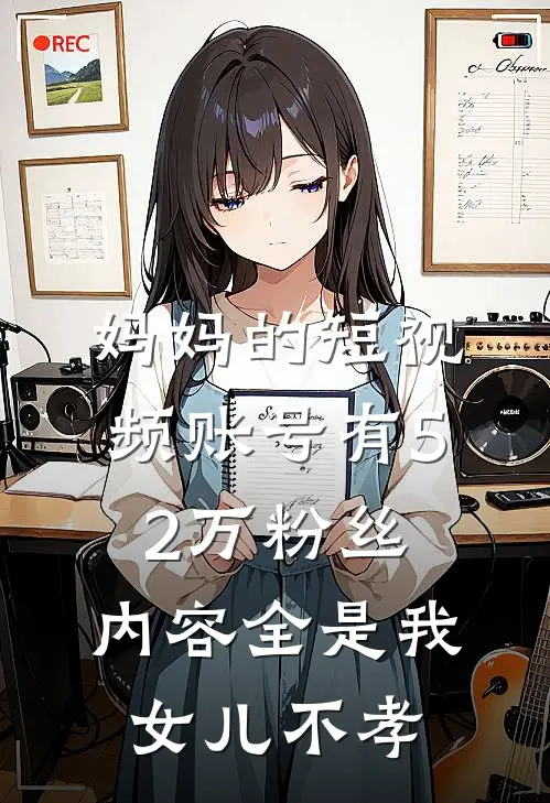 妈妈的短视频账号有52万粉丝，内容全是我女儿不孝