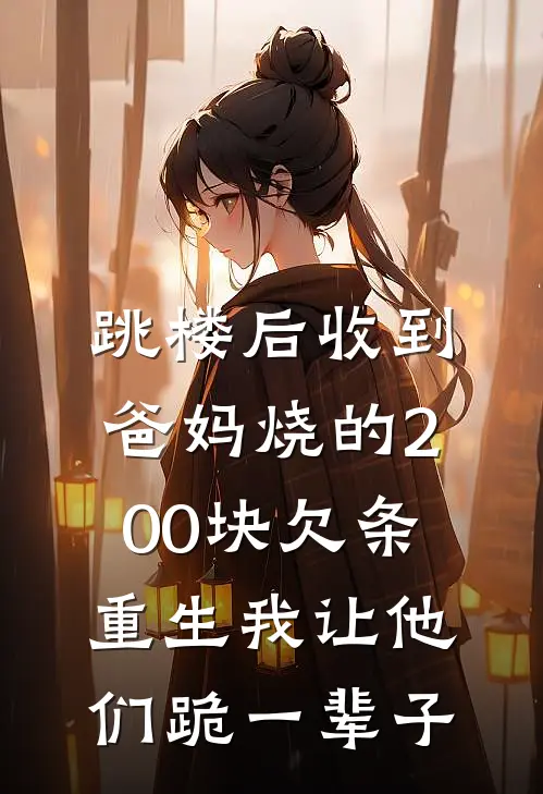 跳楼后收到爸妈烧的200块欠条，重生我让他们跪一辈子